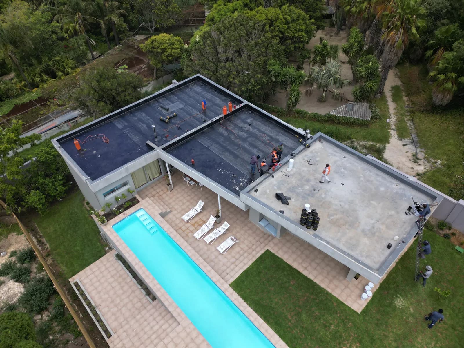 Residential waterproofing project in Hout Bay, Cape Town